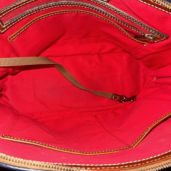 Navy blue Dooney Zip zip bag - Picture 5 of 8